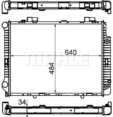 Radiator, engine cooling Wilmink Group WG2183842