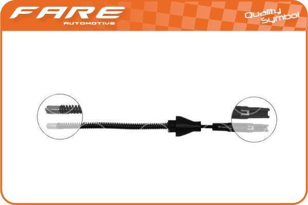 Fare 18235 Cable Pull, parking brake 18235