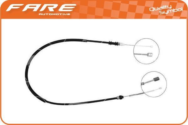 Fare 17598 Cable Pull, parking brake 17598