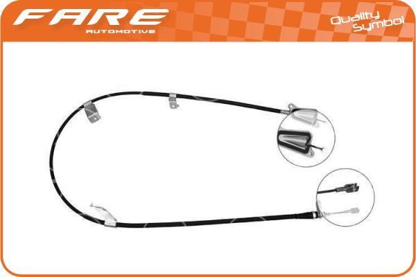 Fare 18581 Cable Pull, parking brake 18581