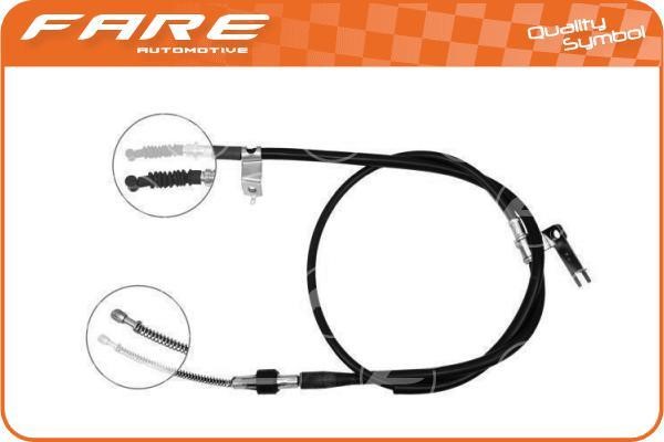 Fare 18458 Cable Pull, parking brake 18458