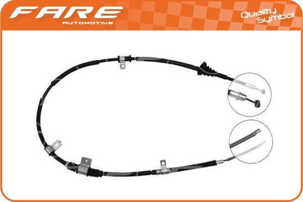 Fare 18320 Cable Pull, parking brake 18320