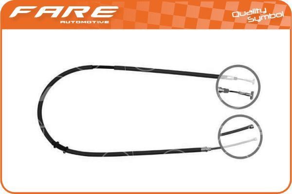 Fare 18100 Cable Pull, parking brake 18100