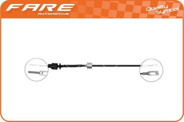 Fare 24433 Cable Pull, clutch control 24433