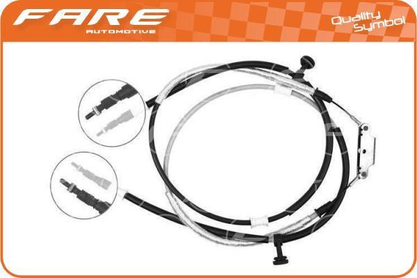 Fare 17472 Cable Pull, parking brake 17472