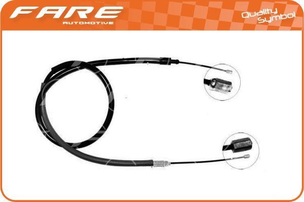 Fare 17837 Cable Pull, parking brake 17837