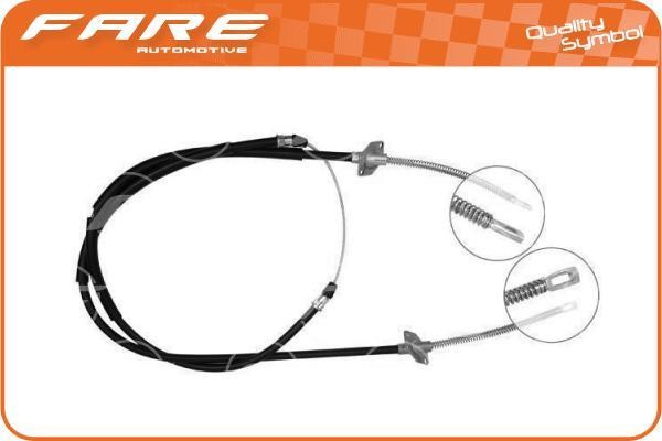 Fare 17561 Cable Pull, parking brake 17561