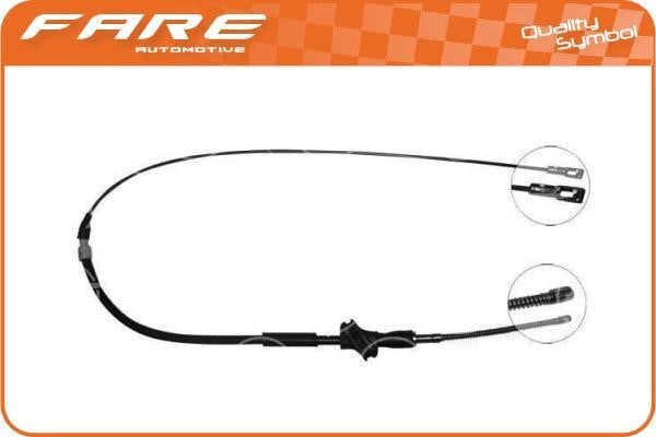 Fare 17709 Cable Pull, parking brake 17709