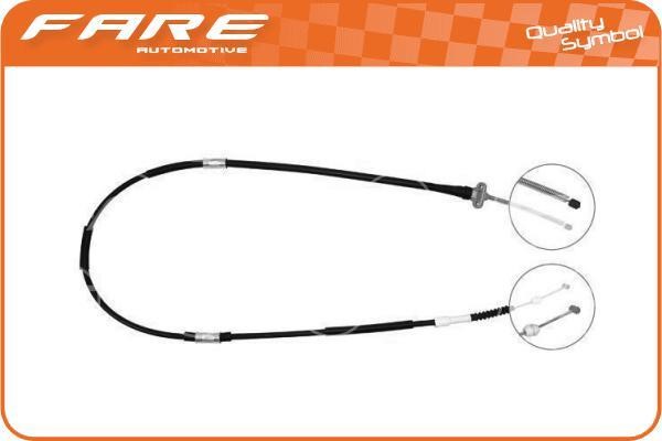 Fare 19072 Cable Pull, parking brake 19072