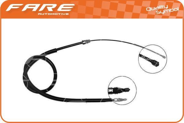 Fare 18861 Cable Pull, parking brake 18861