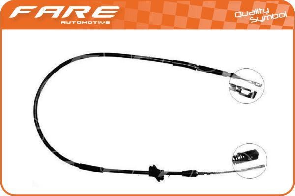 Fare 17716 Cable Pull, parking brake 17716
