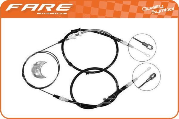 Fare 18229 Cable Pull, parking brake 18229