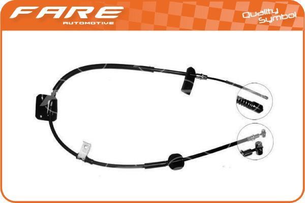 Fare 17563 Cable Pull, parking brake 17563