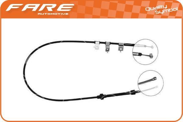 Fare 18301 Cable Pull, parking brake 18301