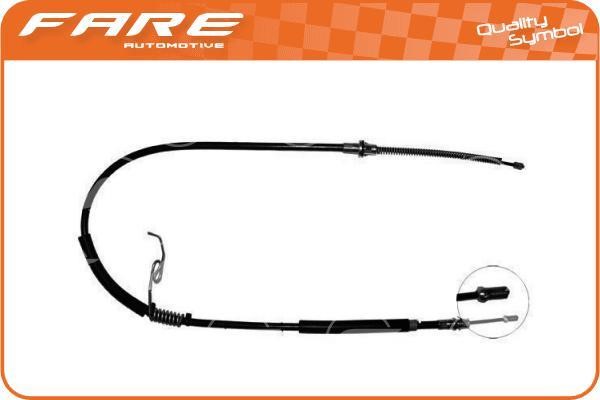 Fare 17524 Cable Pull, parking brake 17524