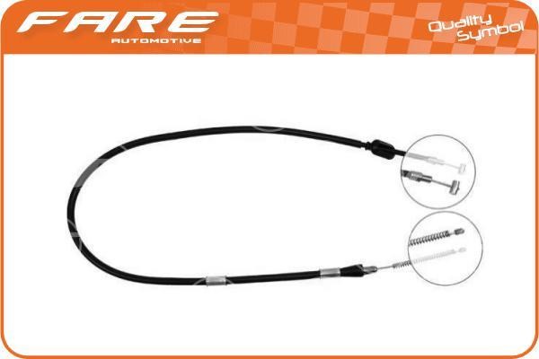 Fare 17644 Cable Pull, parking brake 17644