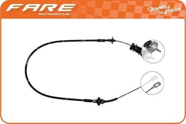 Fare 24295 Cable Pull, clutch control 24295