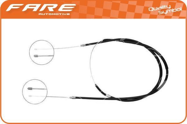 Fare 17589 Cable Pull, parking brake 17589