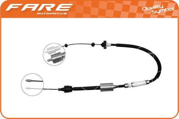 Fare 24833 Cable Pull, clutch control 24833