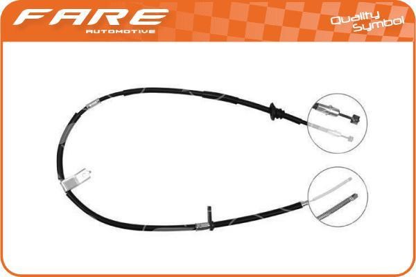 Fare 18324 Cable Pull, parking brake 18324