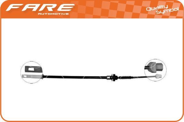 Fare 24408 Cable Pull, clutch control 24408