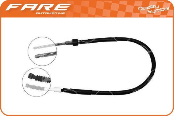 Fare 19100 Cable Pull, parking brake 19100