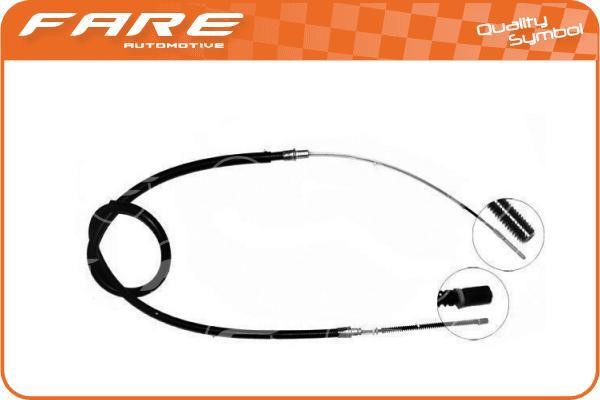 Fare 17522 Cable Pull, parking brake 17522