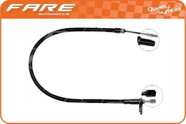 Fare 17907 Cable Pull, parking brake 17907
