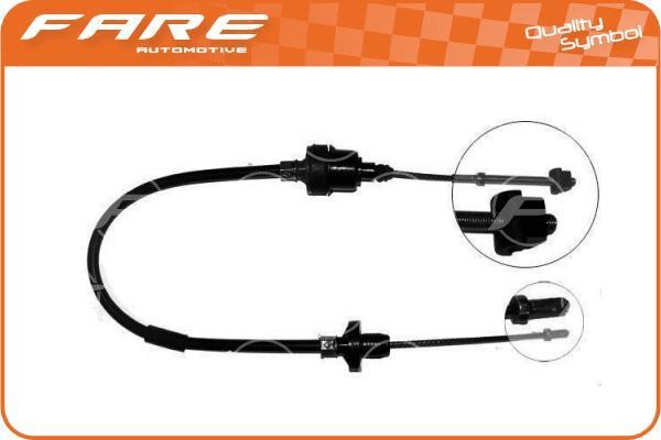 Fare 24389 Cable Pull, clutch control 24389