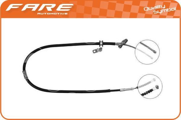 Fare 19101 Cable Pull, parking brake 19101