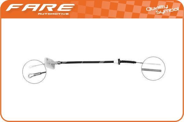 Fare 24530 Cable Pull, clutch control 24530