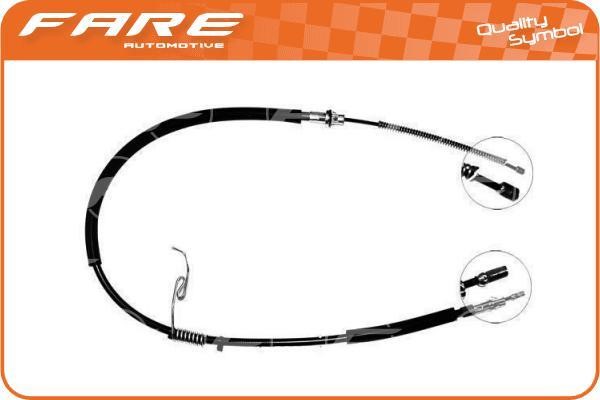 Fare 18233 Cable Pull, parking brake 18233