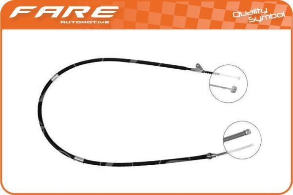 Fare 19067 Cable Pull, parking brake 19067