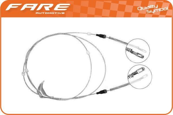 Fare 18606 Cable Pull, parking brake 18606