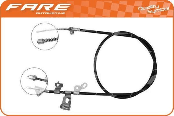 Fare 19108 Cable Pull, parking brake 19108