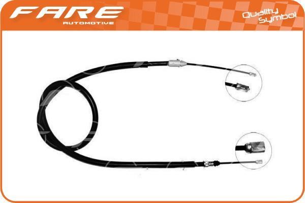 Fare 17624 Cable Pull, parking brake 17624