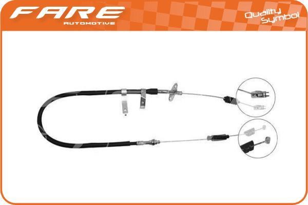 Fare 18435 Cable Pull, parking brake 18435