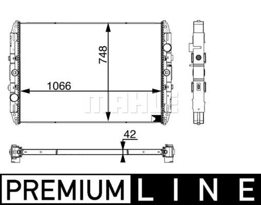 Wilmink Group WG2183899 Radiator, engine cooling WG2183899