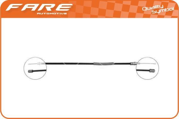 Fare 18759 Cable Pull, parking brake 18759