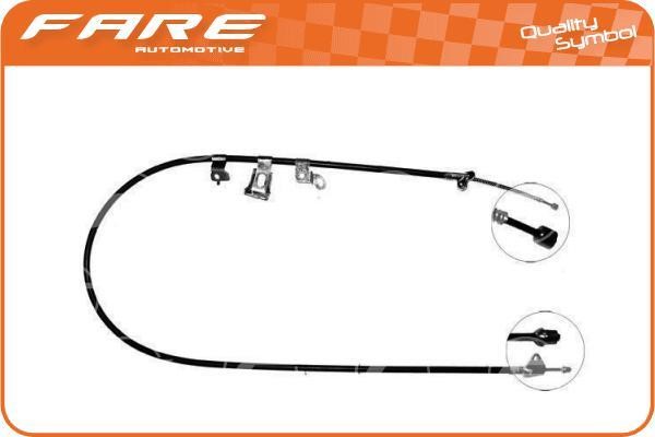 Fare 19106 Cable Pull, parking brake 19106