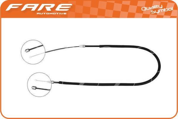 Fare 18859 Cable Pull, parking brake 18859