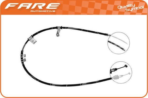 Fare 18349 Cable Pull, parking brake 18349