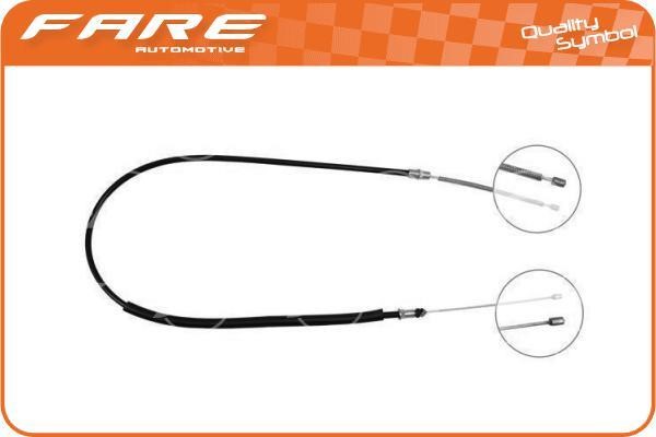 Fare 18834 Cable Pull, parking brake 18834