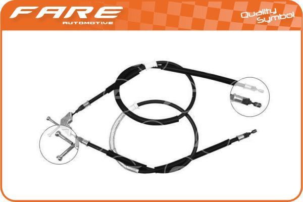Fare 17618 Cable Pull, parking brake 17618