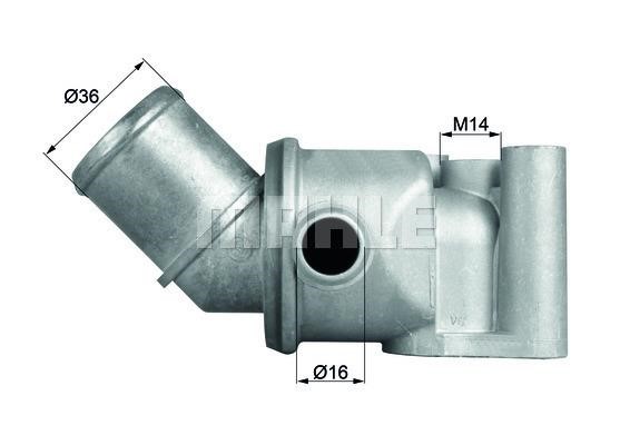 Wilmink Group WG1217735 Thermostat, coolant WG1217735