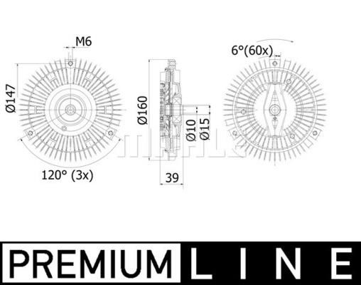 Wilmink Group WG2180418 Clutch, radiator fan WG2180418