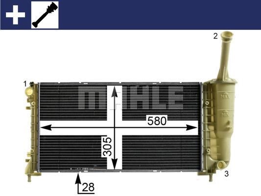 Radiator, engine cooling Wilmink Group WG2183037