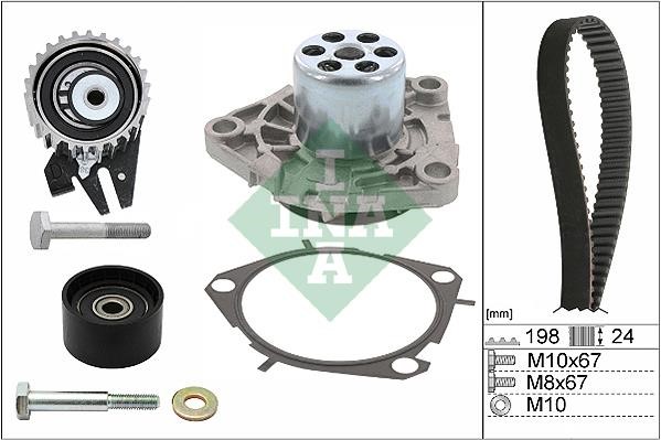 Wilmink Group WG1710075 TIMING BELT KIT WITH WATER PUMP WG1710075