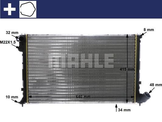 Radiator, engine cooling Wilmink Group WG2183795