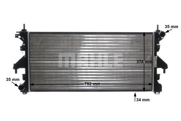 Radiator, engine cooling Wilmink Group WG2184100